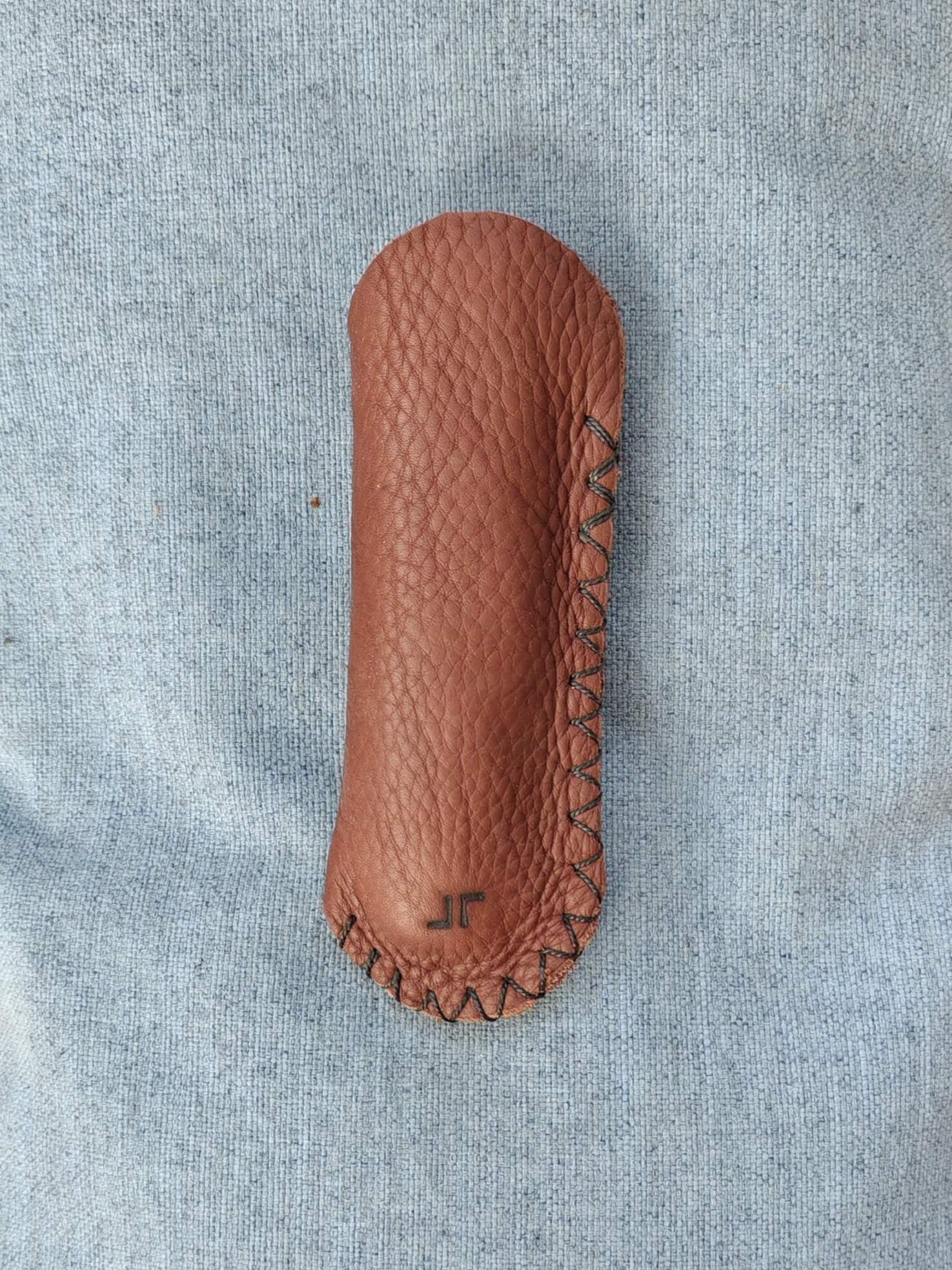 Couteau pliant navette à cran plat n° 0164 - Pièce unique – Image 12